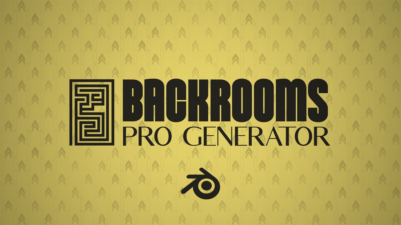 Backrooms Pro Generator - procedural Backrooms level generator for Blender