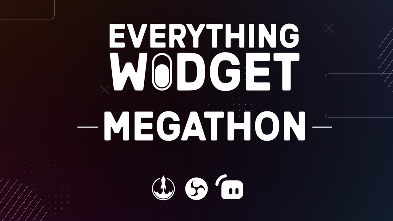Everything Widget Megathon - subathon overlay pack for OBS, Streamlabs and StreamElements